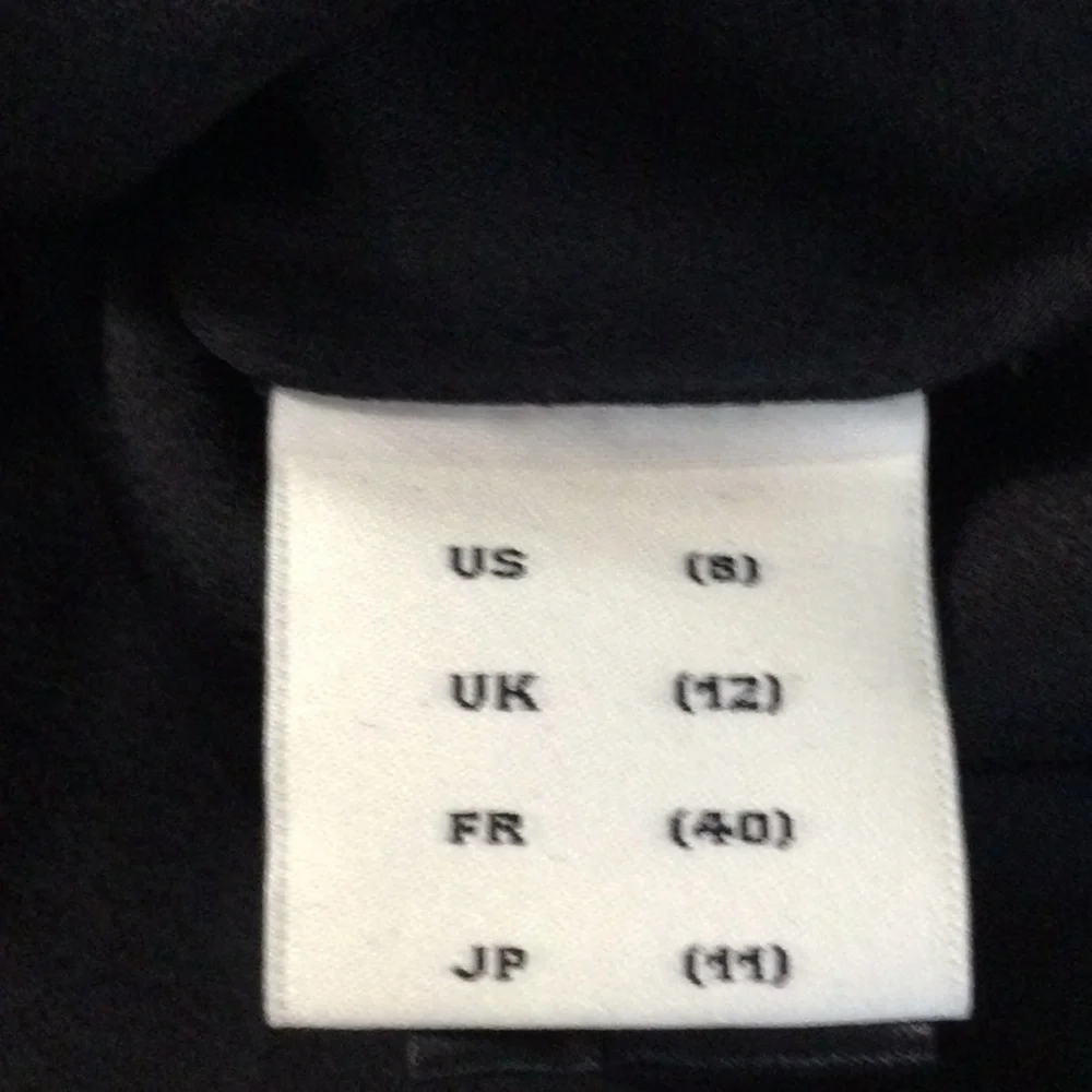 Adam Lippes Black Crepe Scarf Wrap Shell Sleeveless Blouse Size 8 - Picture 14 of 14